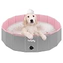 Furrybaby Foldable Dog Pool Non-Slip Hard Bath Tub Indoor Outdoor Pets Kids