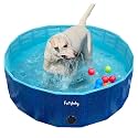 Furrybaby Foldable Dog Pool Non-Slip Hard Bath Tub Indoor Outdoor Pets Kids