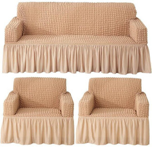 furshine Polyester 311 Seater Sofa Plain Cover