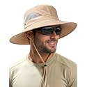 FURTALK Mens Bucket Sun Hat UPF Protection Wide Brim Breathable Fishing Hat