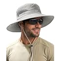 FURTALK Mens Bucket Sun Hat UPF Protection Wide Brim Breathable Fishing Hat