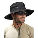 FURTALK Mens Bucket Sun Hat UPF Protection Wide Brim Breathable Fishing Hat