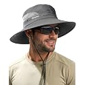FURTALK Mens Bucket Sun Hat UPF Protection Wide Brim Breathable Fishing Hat