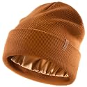 FURTALK Satin Lined Beanie for Women Men Knit Beanie Hat Acrylic Winter Hats Warm Slouchy Skull Cap
