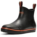 Furuian Men39s Deck Boots Waterproof Ankle Rain