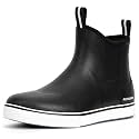 Furuian Men39s Deck Boots Waterproof Ankle Rain