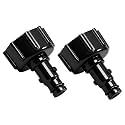 FUSCH 2 PCS Conduction Assembly Flush Fitting, Flush Hose Joint Assembly Compatible with Yamaha FX FZ R VX Jet Boat 212 242 Replace # 67X-E2590-00-00