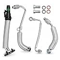 FUSCH Turbo Oil Return Drain Line & Oil Feed Pipe Hose kits Compatible with Chevy Cruze 2011-2016 Sonic 2012-2020 Trax 2015-2021 Buick Encore 2013-2021 1.4L Engine Replace#: 55587854 55592600 55568031