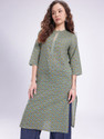 fusion by glitchez Floral Print Pure Cotton