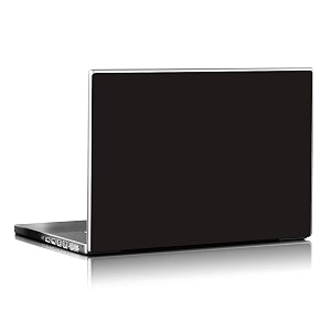 vinyl laptop skin  black matt - 12 x 15 inches free size