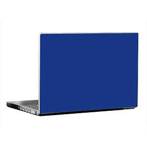 vinyl laptop skin  blue matt - 12 x 15 inches free size