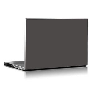 vinyl laptop skin  grey matt - 12 x 15 inches free size