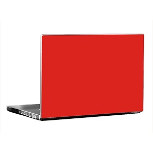 vinyl laptop skin  red matt - 12 x 15 inches free size