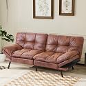 Futon Sofa Bed Convertible CouchMemory Foam Futon