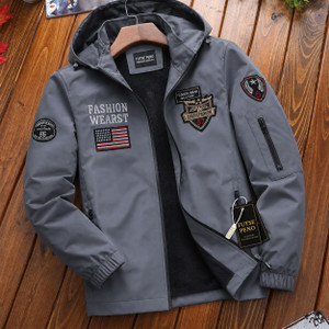 FUTSE PENO Men Applique Casual Jacket