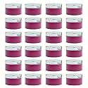 Acrylic Pink Jar with Royal Silver Lid for Personal Care, Medicine Keeping, Household use, Beauty Products &amp; Multi Purpose 50 gm - Pack of 24