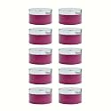 Acrylic Pink Jar with Royal Silver Lid for Personal Care, Medicine Keeping, Household use, Beauty Products &amp; Multi Purpose 50 gm - Pack of 10