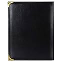 FUTURE X Leather Menu Folder for Hotel & Restaurant | Check Presenter, Business File Folder, Document Holder & Portfolio Organizer with 6 Leafs (A4 Size, Set of 1)