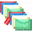 FUTURE X My Clear Bag, Pack of 10, Fine, A4 Document File Bag, Transparent Envelope Folder, Container for Papers, Stationery for School, Office, Projects (10)