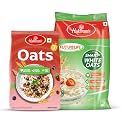 Future Life White Oats | Whole Grains Oats | With Targeted Minerals Of Zinc, Chromium And Magnesium | Gluten-Free | High Fiber And Protein | 100% Healthy &amp; Natural | 850G + 400G Pouch, 1.4 Kg