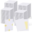 Fuutreo 100 Pcs Trading Card Shipping Protectors 3.5'' x 4.5'' Graded Card Sleeves Supplies for Mailing, Precut Plastic Inserts Mailer for Baseball Game Sports Packaging and Storage