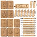 Fuutreo 150 Pcs Christian Bulk Bible Verse Notebook Pen Bookmark Church