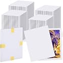 Fuutreo 300 Pcs Trading Card Shipping Protectors 3.5'' x 4.5'' Graded Card Sleeves Supplies for Mailing, Precut Plastic Inserts Mailer for Baseball Game Sports Packaging and Storage