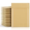 Fuxury Kraft Bubble Mailers 6x10" Padded Envelopes 50 Pack Usable Size 6x9"