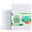 Fuxury White Kraft Bubble Mailer 6x10" 100 Pack Padded Envelope Usable 6x9"