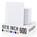 Fuxury White Kraft Bubble Mailers 6x10" 600 Pack Self Seal Padded Envelopes