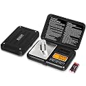 Fuzion Digital Pocket Gram Scale 200g/0.01g with 50g Calibration Weight