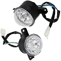 FVRITO 12V LED Front Head Light Lamp for 50cc 70cc 90cc 110cc 125cc Coolster 3125R Taotao ATA 125D Baja Roketa Yamoto JCL Peace RPS Kazuma Vitacci Rider BULL FARM Kids Mini ATV Quad Chinese 4 Wheeler