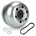 FVRITO 30 Series Torque Converter Driver Clutch for Predator 212 196cc 3/4" Bore Engine Mini Bike Go Kart Coleman CT200U BT200X CT200U-EX Baja Massimo MB200 KT196 Minibike Performance Parts (Silver)