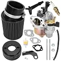 FVRITO High Performance racing Upgraded Carburetor carb Filter adapter Kit for Predator 212cc 196cc 6.5hp ct200u-ex bt200x KT196 ct100x RT200 Hammerhead 80T Baja MB200 Mini Bike Go Kart Black