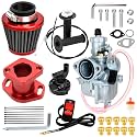 FVRITO VM22 26mm Carburetor Throttle Assembly Main Jets Kit for Predator 212cc 224cc 196cc Non Hemi Coleman CT200U BT200X Mini Bike KT196 Go Kart 6.5HP GX160 Clone Engine Baja MB200 Parts