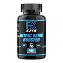 FX SUPPS Nitric Oxide Support | Pre-Workout Supplement for Men & Women – 120 Capsules – with Arginine for Endurance, Workout Performance & Circulation Support