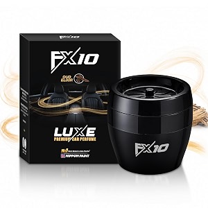 FX10 Car Perfume Gel Air Freshener - 125g | Oud Elixir | Premium Long Lasting Car Fragrance | Water-Based Gel | Up to 45 Days | Low VOC | Biodegradabl