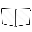 FXW AuraSpace Pro Clear Acrylic Indoor Dog Playpen, 24" H, 2 Panels