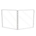 FXW AuraSpace Pro Clear Acrylic Indoor Dog Playpen, 24" H, 2 Panels