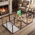 FXW AuraSpace Pro Clear Acrylic Indoor Dog Playpen, 24" H, 12 Panels
