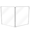 FXW AuraSpace Pro Clear Acrylic Indoor Dog Playpen, 32" H, 2 Panels