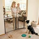 FXW Dog Gate, Extra Wide Adjustable for Openings Up to 55", 32" H