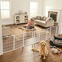 FXW Dog Gate, Extra Wide Adjustable for Openings Up to 219", 40" H