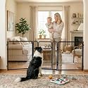 FXW Dog Gate, Extra Wide Adjustable for Openings Up to 83", 32" H