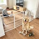 FXW Dog Gate, Extra Wide Adjustable for Openings Up to 111", 40" H