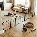 FXW Dog Gate, Extra Wide Adjustable for Openings Up to 183", 24" H