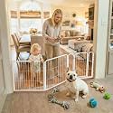 FXW Dog Gate, Extra Wide Adjustable for Openings Up to 69", 24" H