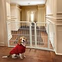 FXW Dog Gate, Extra Wide Adjustable for Openings Up to 55", 32" H