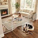 FXW Dog Gate, Extra Wide Adjustable for Openings Up to 165", 32" H