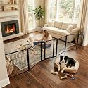 FXW Dog Gate, Extra Wide Adjustable for Openings Up to 165", 32" H